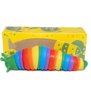 Flexible Articulated Fidget Slug Toy