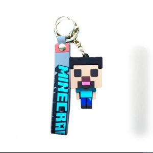 Minecraft Steve Keychain
